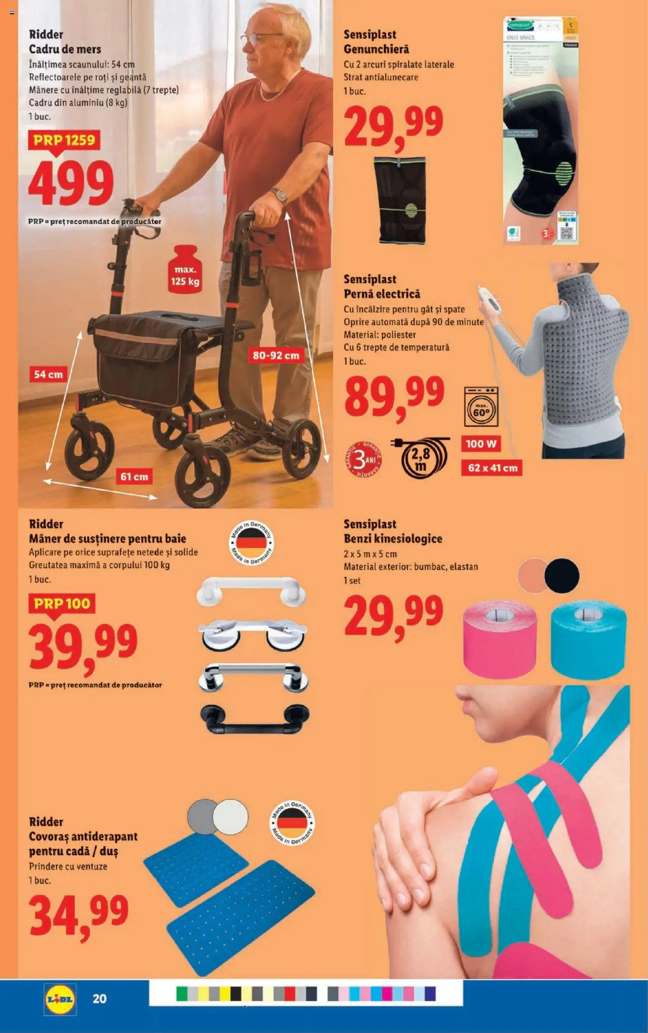 Catalog LIDL 6 - 11 Octombrie 2025 | Pagina 20 | Produse: Geantă, Pernă, Cadă, Duș