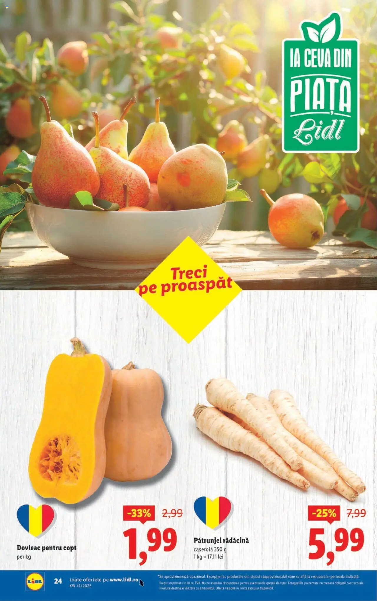 Catalog LIDL 6 - 11 Octombrie 2025 | Pagina 24 | Produse: Dovleac, Pătrunjel