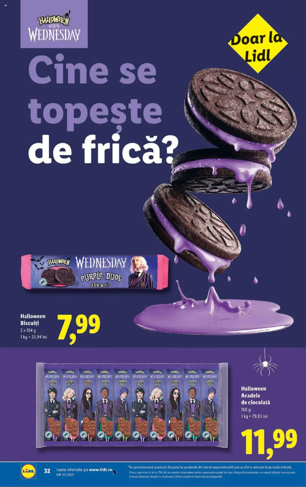 Catalog LIDL 6 - 11 Octombrie 2025 | Pagina 32 | Produse: Ciocolată, Biscuiți, Acadele