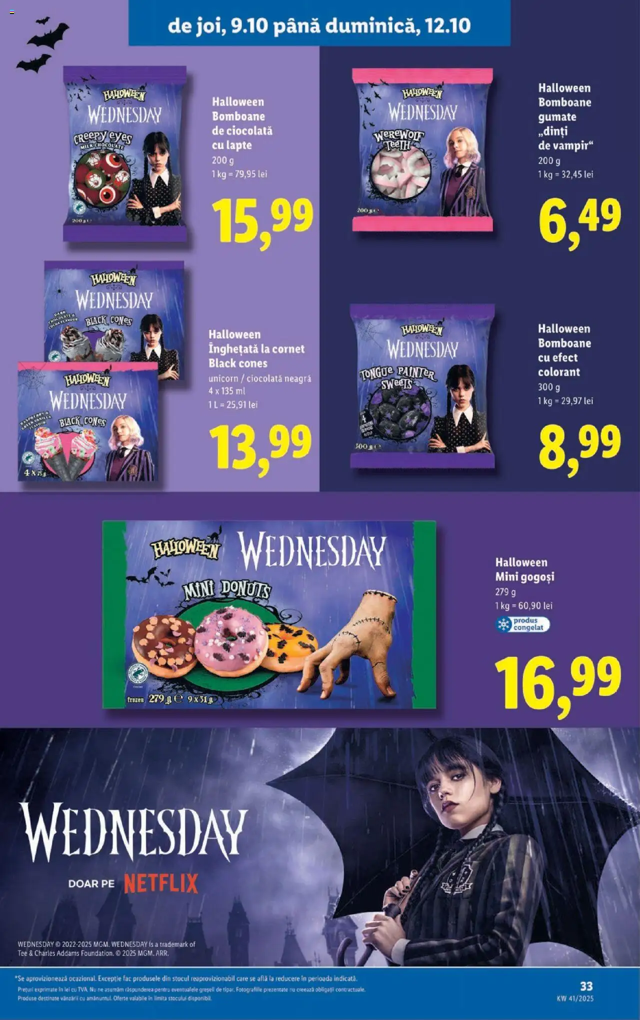 Catalog LIDL 6 - 11 Octombrie 2025 | Pagina 33 | Produse: Lapte, Ciocolată, Bomboane, Înghețată
