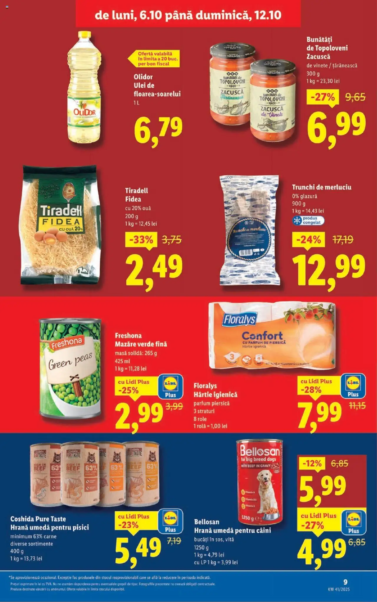 Catalog LIDL 6 - 11 Octombrie 2025 | Pagina 9 | Produse: Mazăre, Parfum, Ouă, Zacuscă
