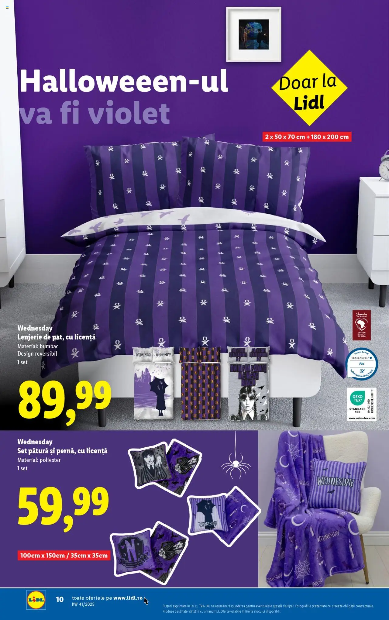 Catalog LIDL 6 - 11 Octombrie 2025 | Pagina 10 | Produse: Pătură