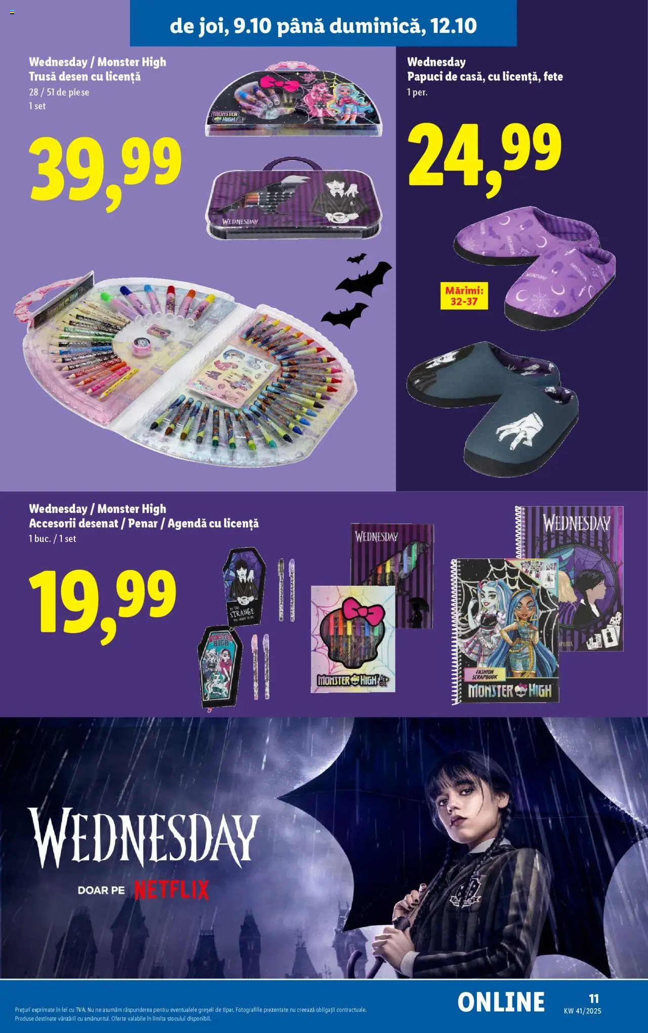 Catalog LIDL 6 - 11 Octombrie 2025 | Pagina 11 | Produse: Papuci