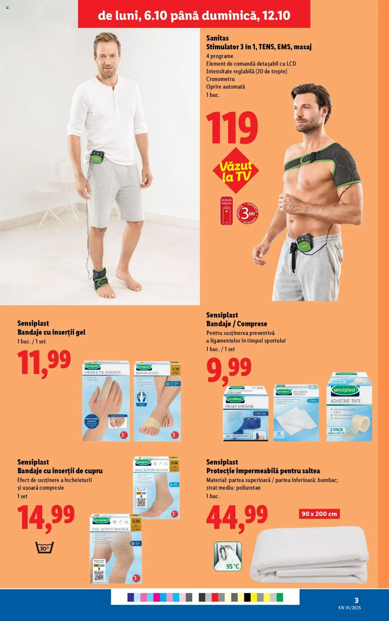 Catalog LIDL 6 - 11 Octombrie 2025 | Pagina 3 | Produse: Saltea, Baterie