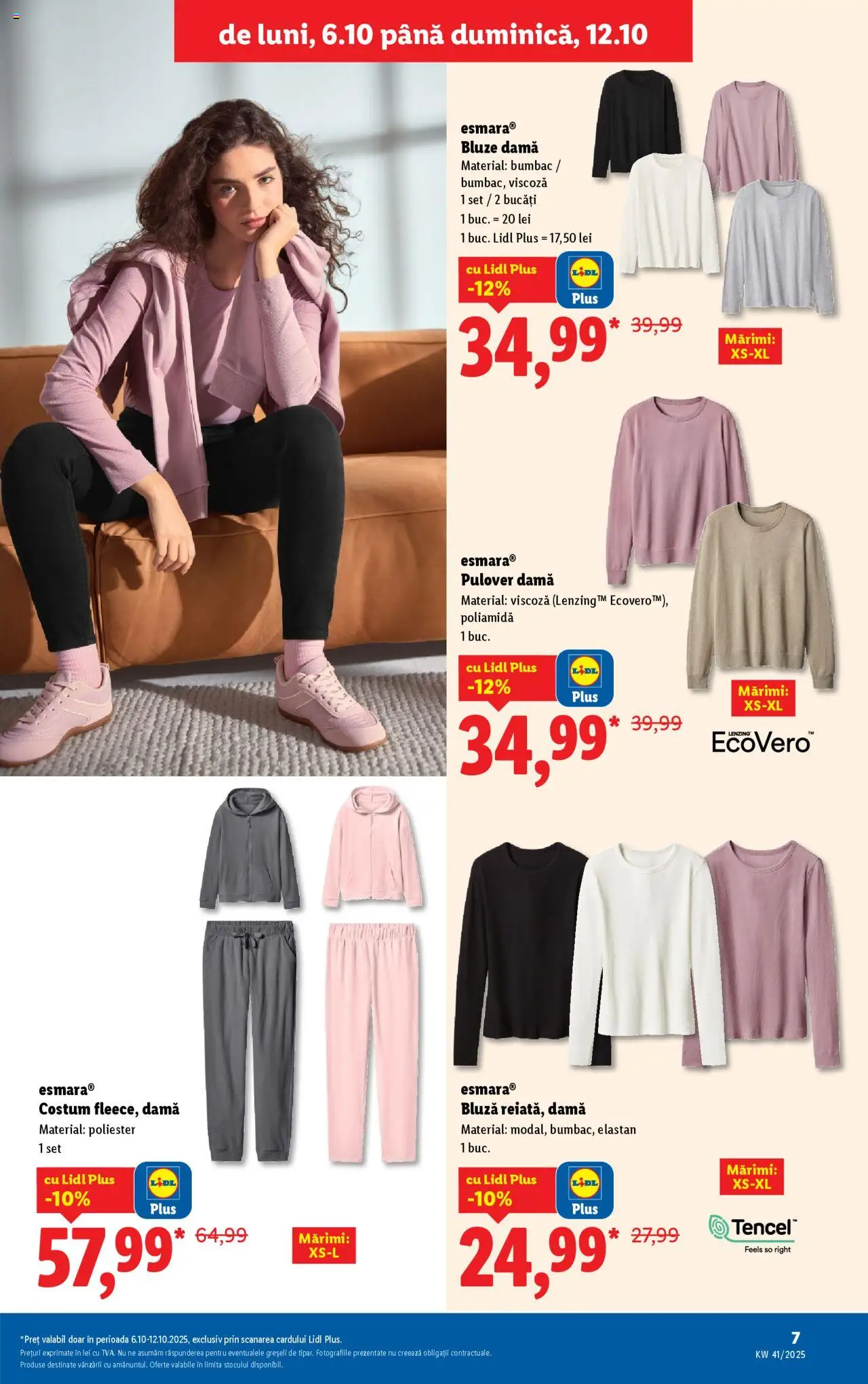 Catalog LIDL 6 - 11 Octombrie 2025 | Pagina 7 | Produse: Bluză, Pulover, Costum