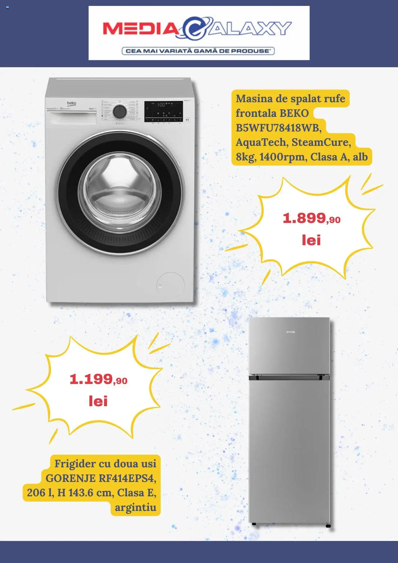 Catalog Media Galaxy 2 - 7 Octombrie 2025 | Pagina 6 | Produse: Frigider, Mașină De Spălat