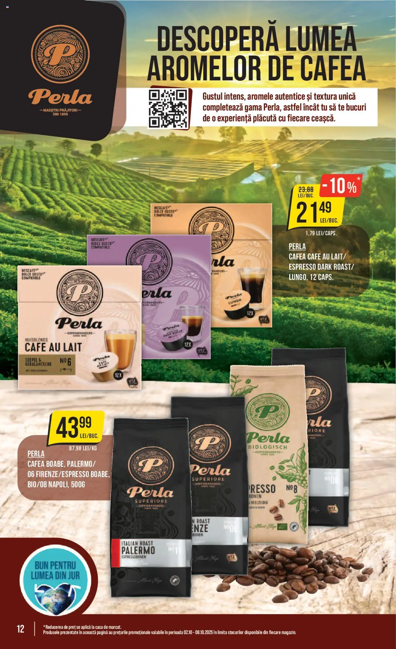 Catalog Mega Image 2 - 7 Octombrie 2025 | Pagina 12 | Produse: Şerit ödül, Cafea