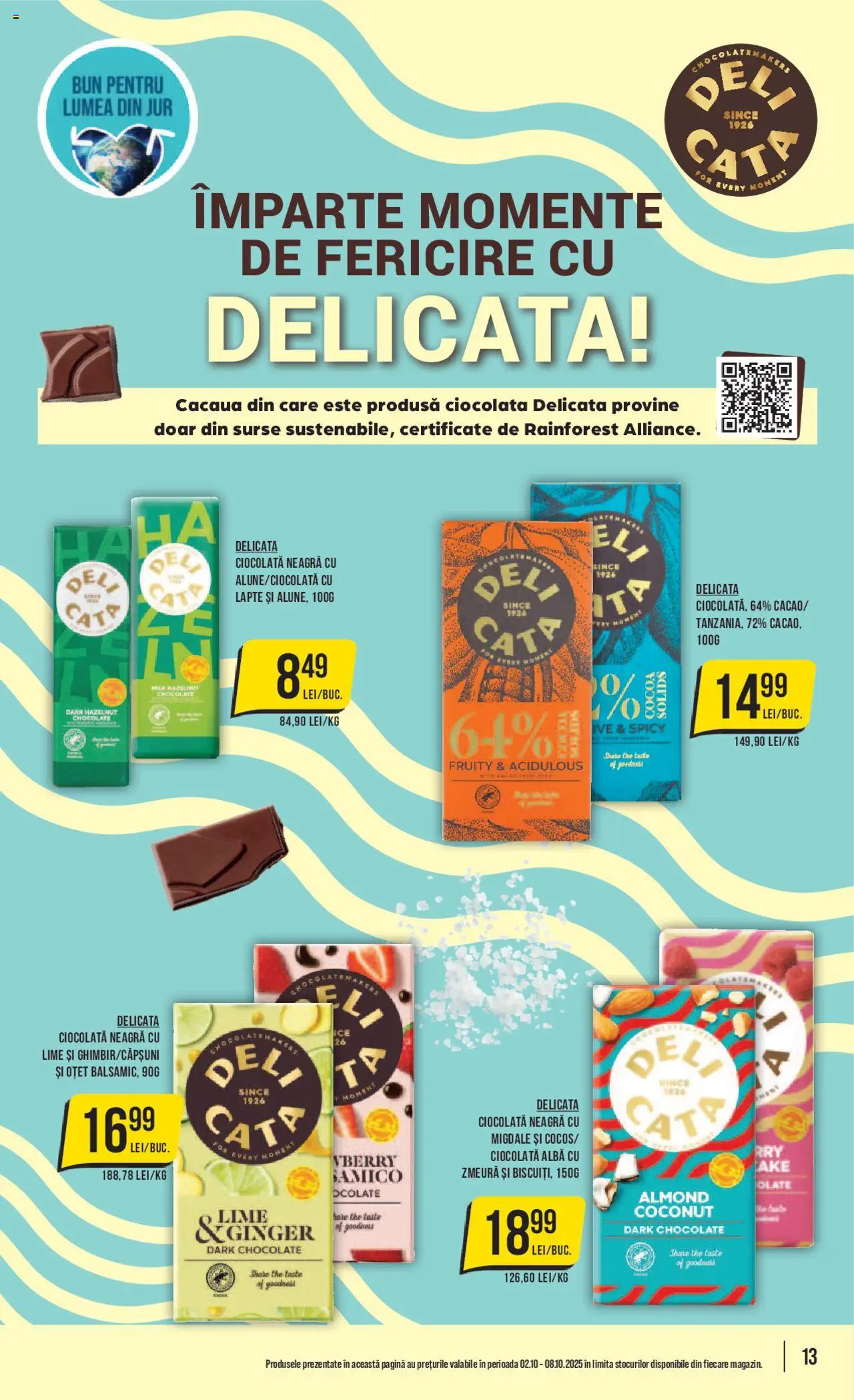 Catalog Mega Image 2 - 7 Octombrie 2025 | Pagina 13 | Produse: Lime, Zmeură, Migdale, Ciocolată