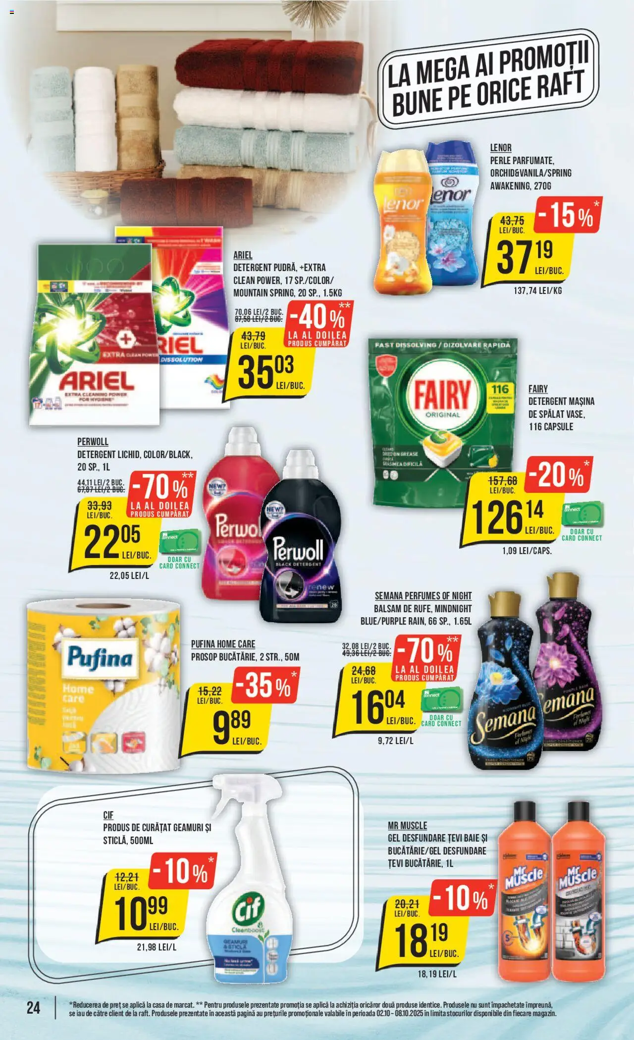 Catalog Mega Image 2 - 7 Octombrie 2025 | Pagina 24 | Produse: Pomelo, Akrilik boya, Raft, Detergent