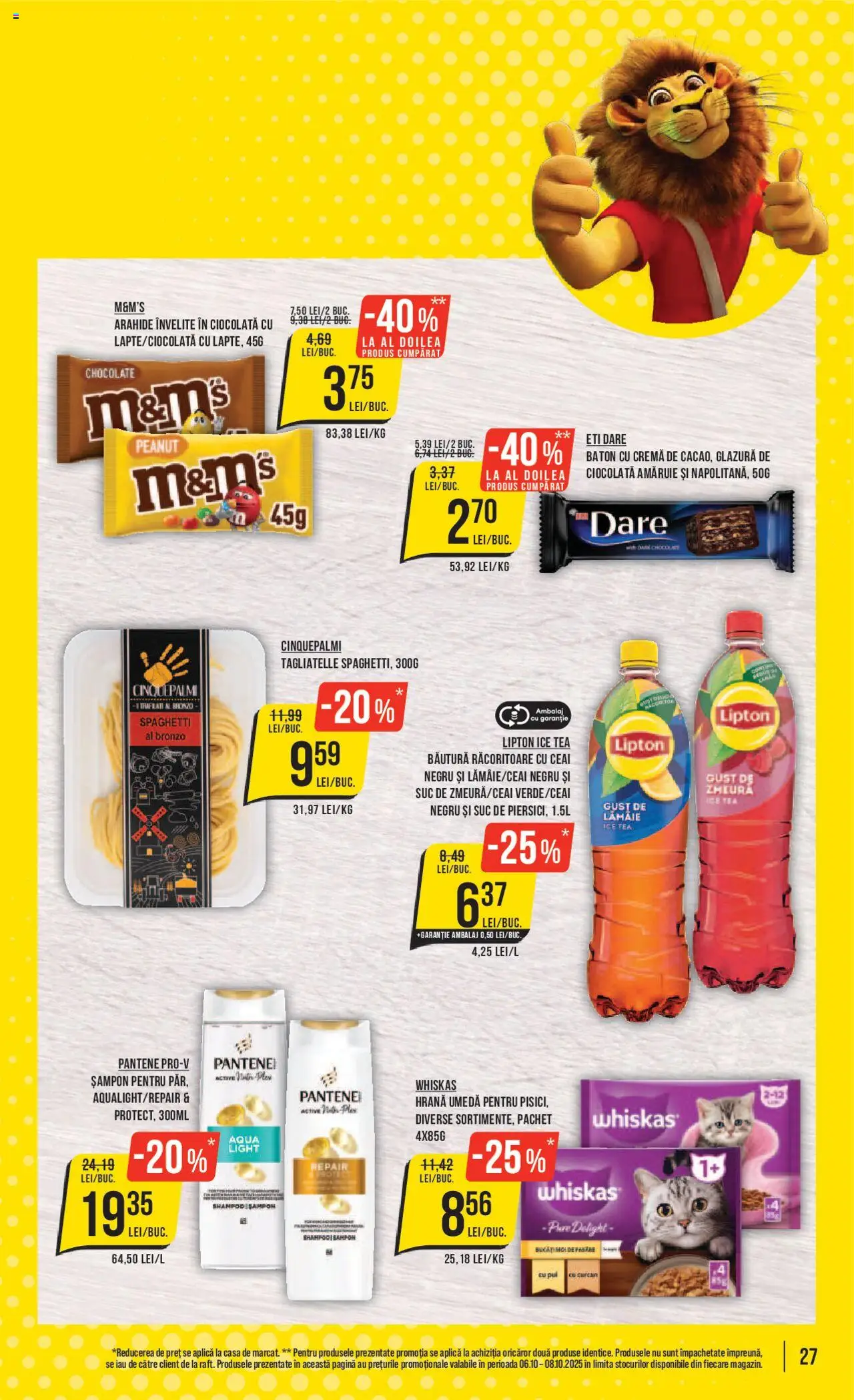 Catalog Mega Image 2 - 7 Octombrie 2025 | Pagina 27 | Produse: Cremă, Suc, Ice tea, Lămâie