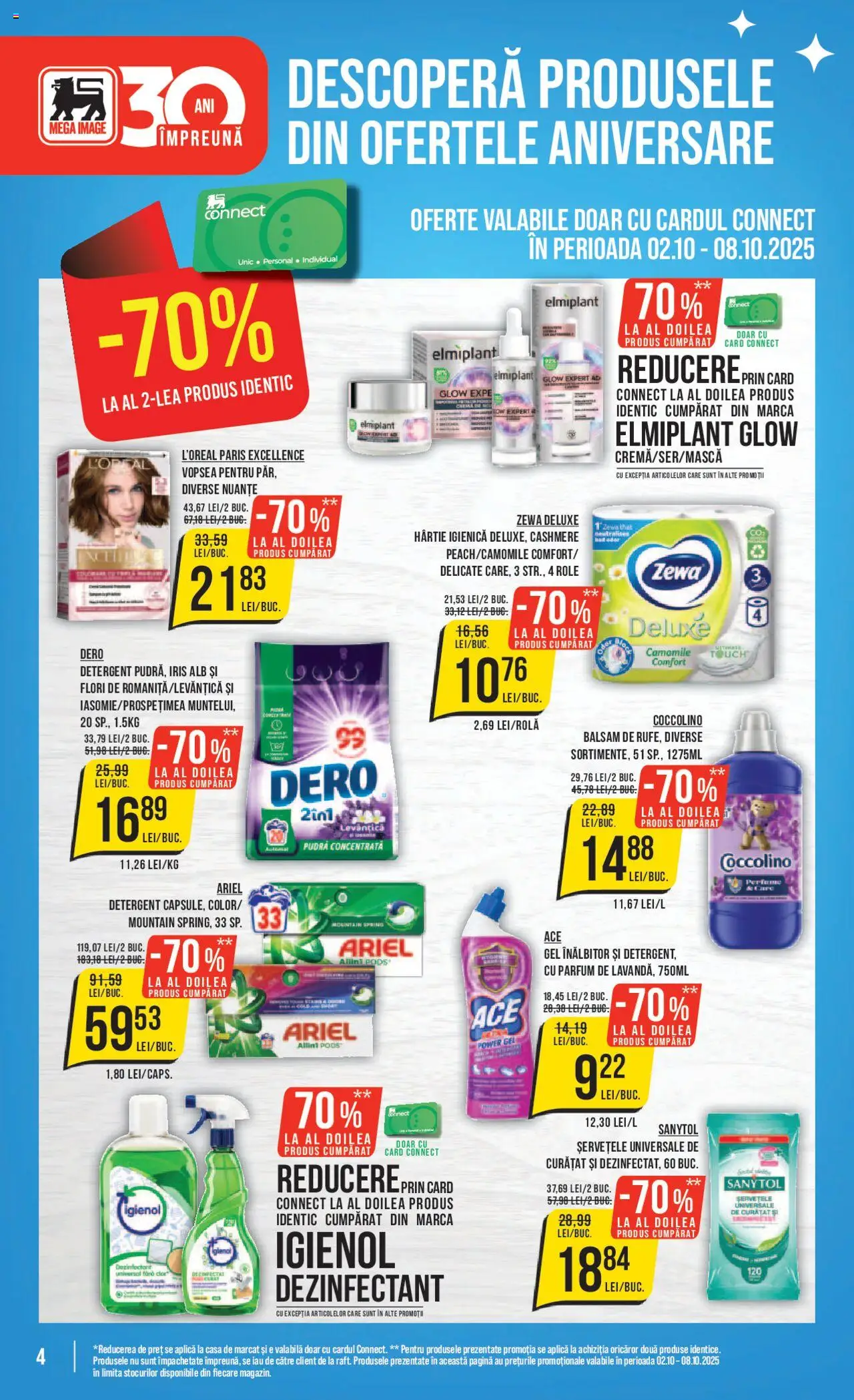 Catalog Mega Image 2 - 7 Octombrie 2025 | Pagina 4 | Produse: Vopsea, Role, Balsam, Cremă