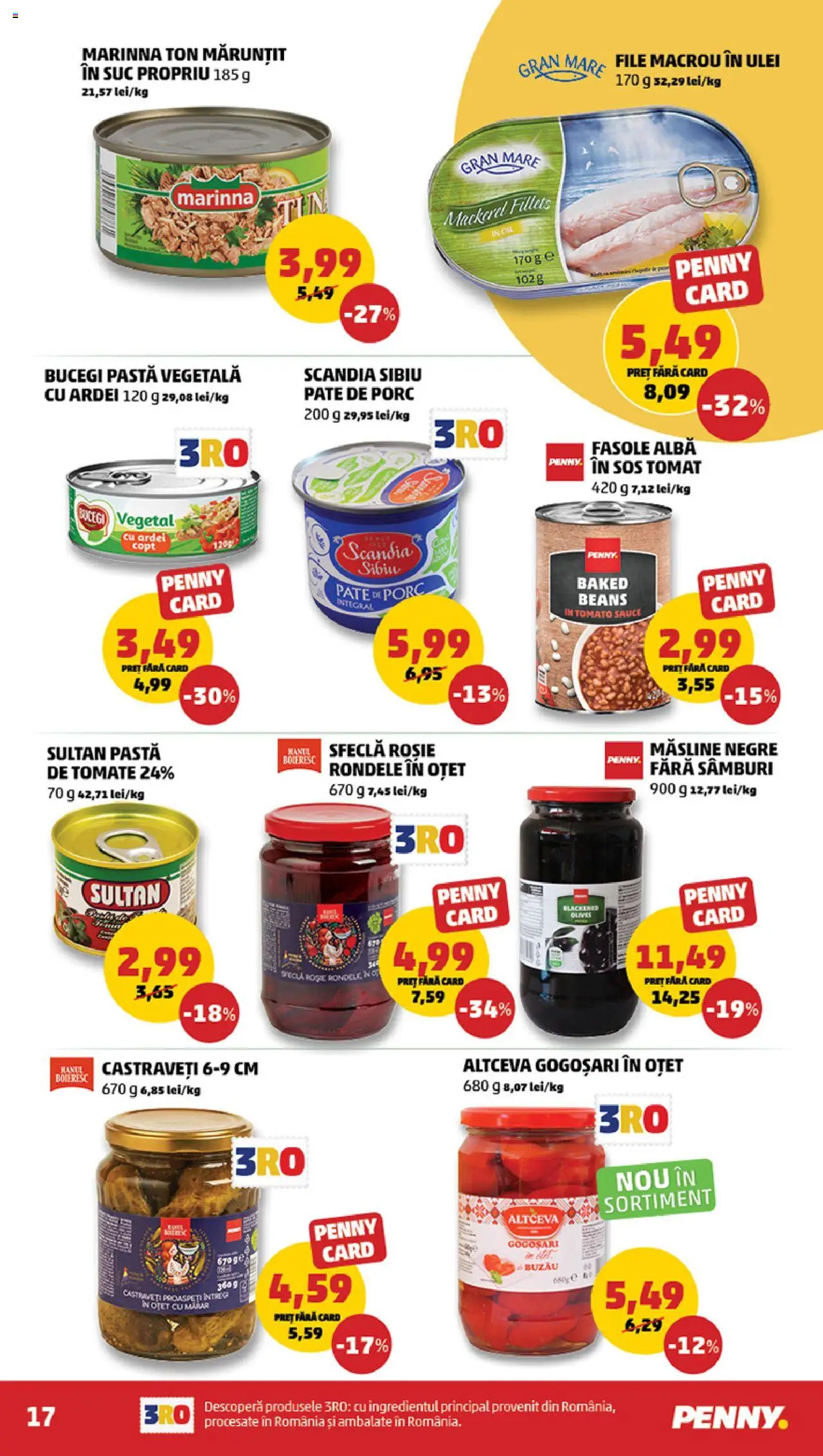 Catalog PENNY Market 1 - 6 Octombrie 2025 | Pagina 17 | Produse: Ulei, Pastă de tomate, Suc, Sos