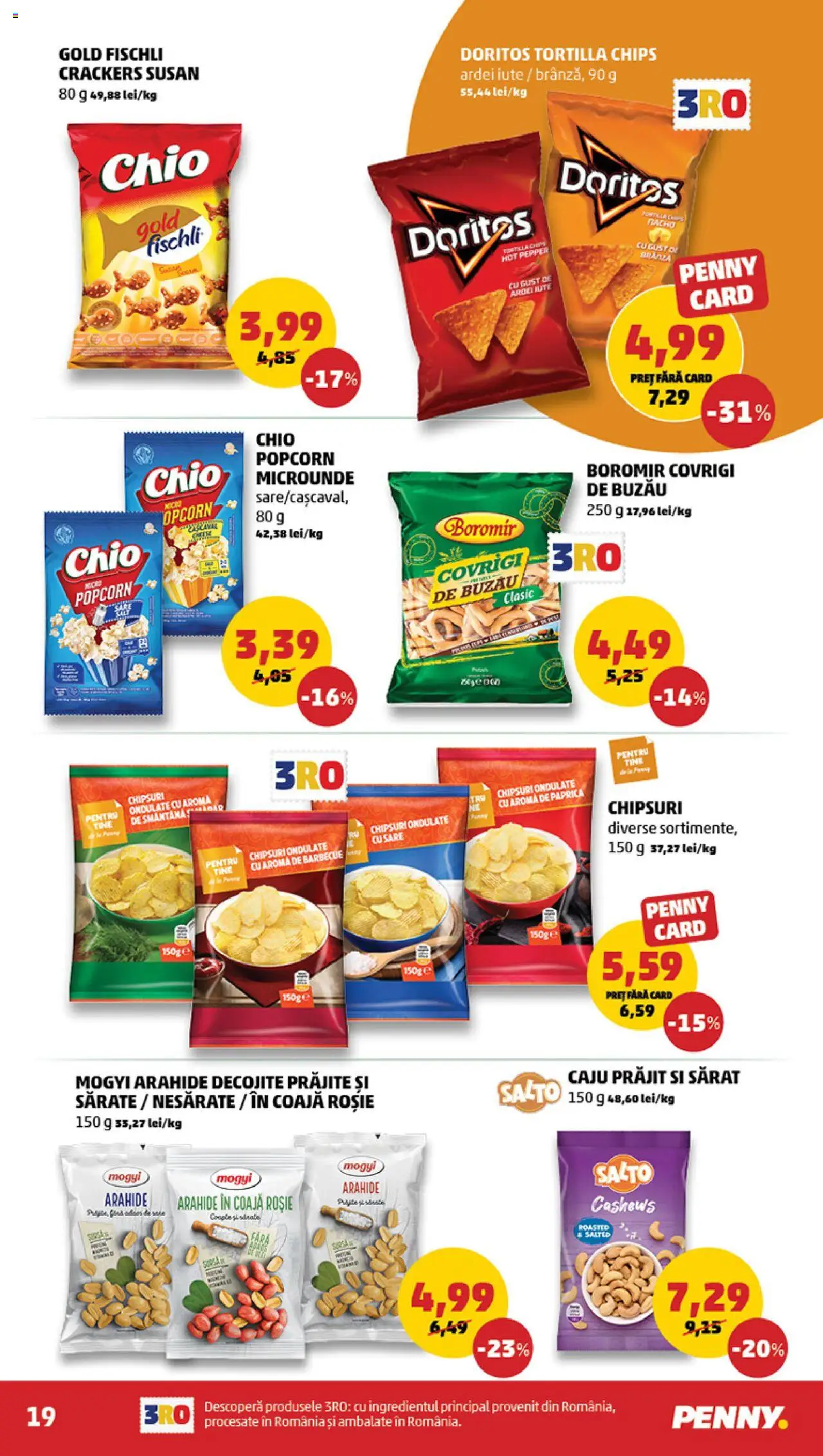 Catalog PENNY Market 1 - 6 Octombrie 2025 | Pagina 19 | Produse: Ardei iute, Brânză, Caju, Chipsuri