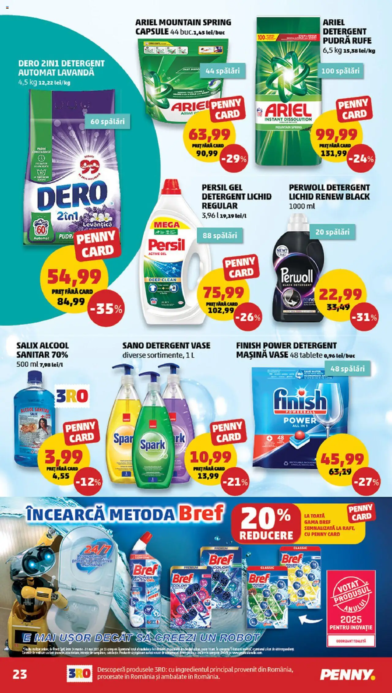 Catalog PENNY Market 1 - 6 Octombrie 2025 | Pagina 23 | Produse: Kedi Ödül Oyuncakları, Robot, Toaletă, Haine