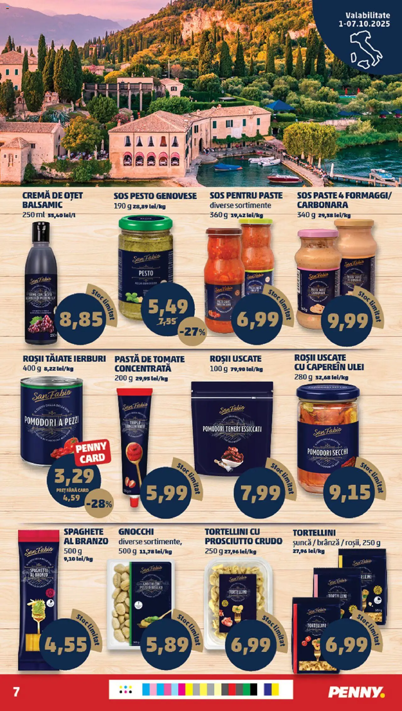 Catalog PENNY Market 1 - 6 Octombrie 2025 | Pagina 7 | Produse: Cremă, Ulei, Oțet, Roșii