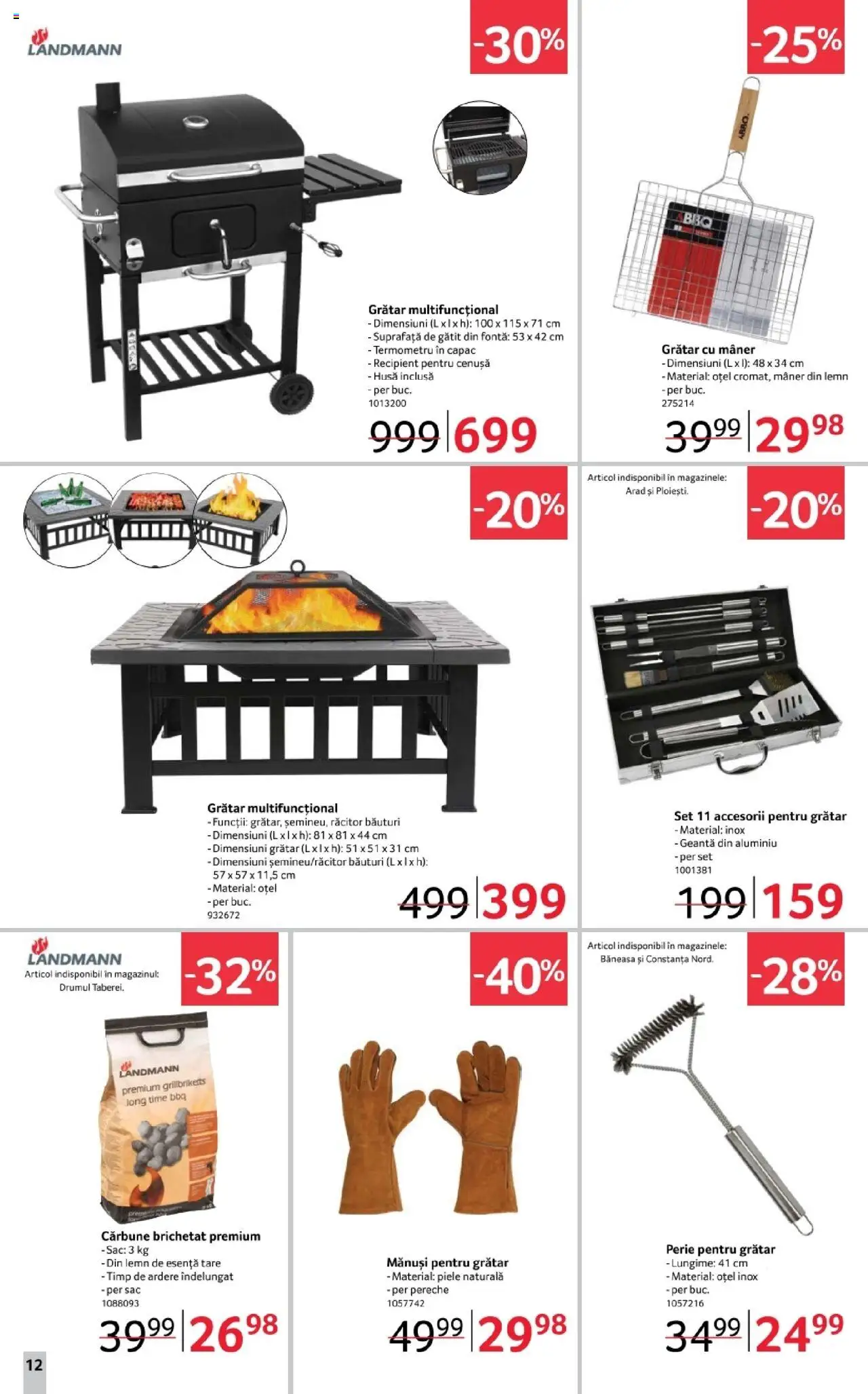 Catalog Selgros 3 - 15 Octombrie 2025 | Pagina 12 | Produse: Mănuși, Geantă, Mâner, Perie