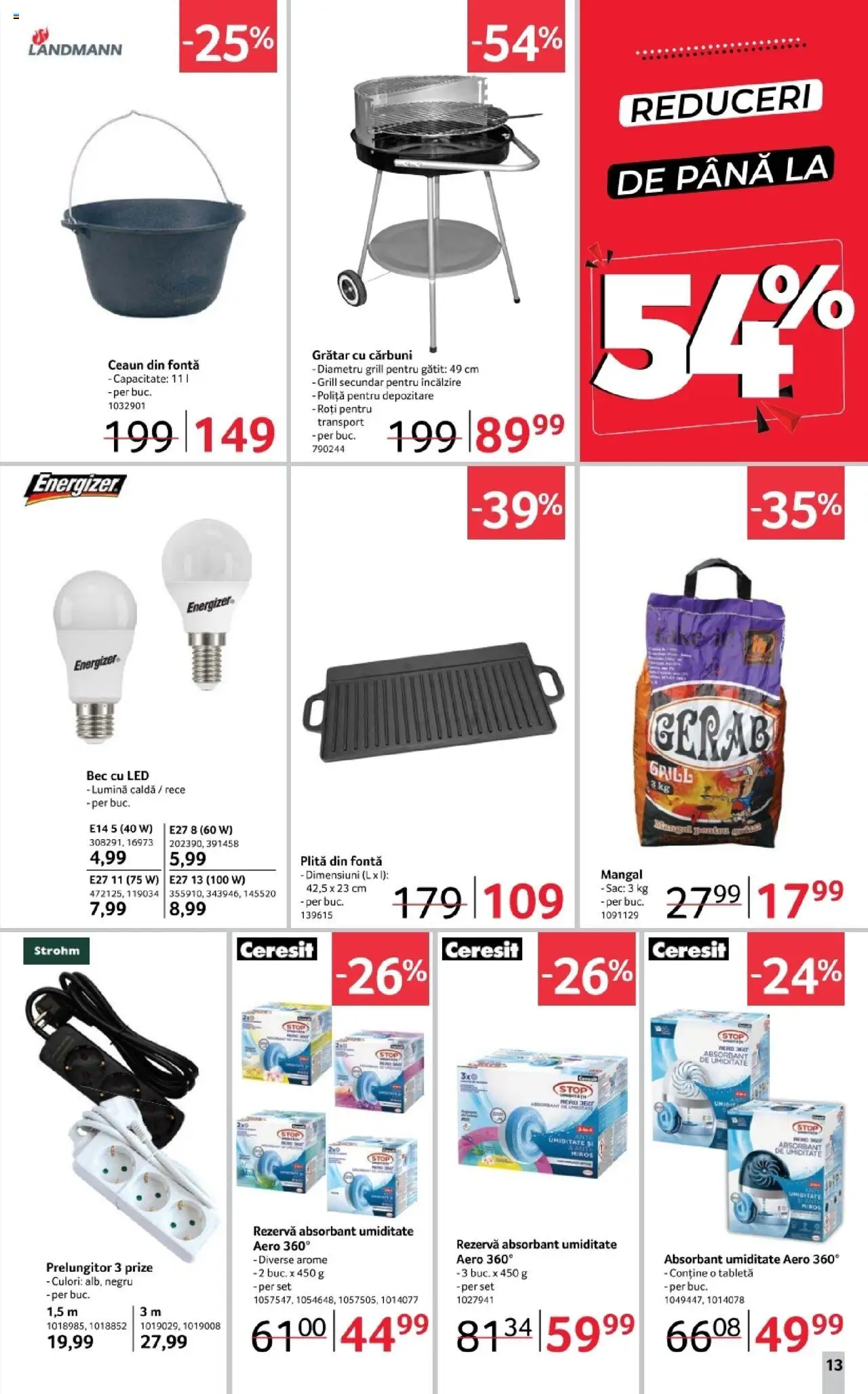 Catalog Selgros 3 - 15 Octombrie 2025 | Pagina 13 | Produse: Prelungitor, Plită, Grătar, Babak