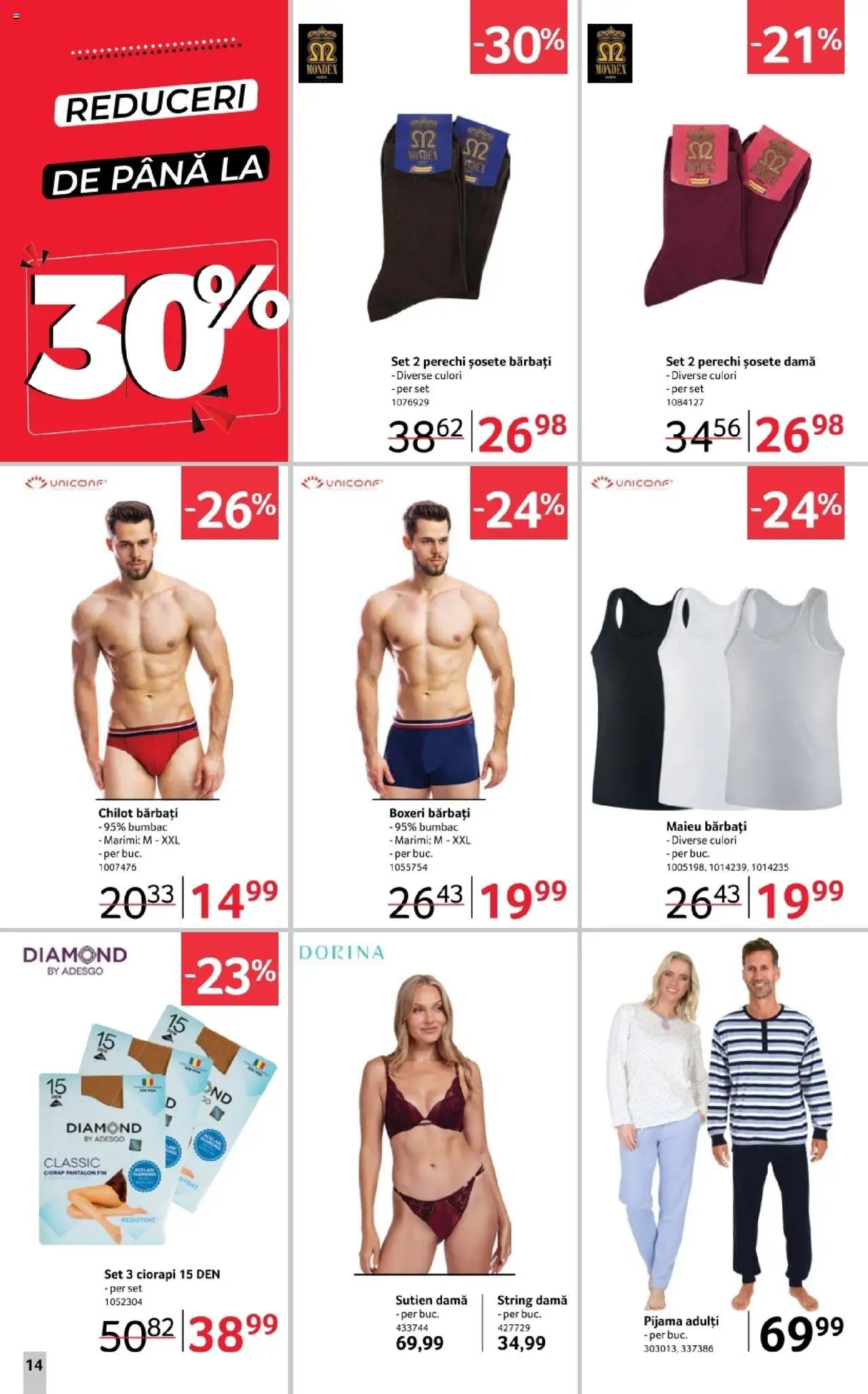 Catalog Selgros 3 - 15 Octombrie 2025 | Pagina 14 | Produse: Sutien, Șosete, Boxeri