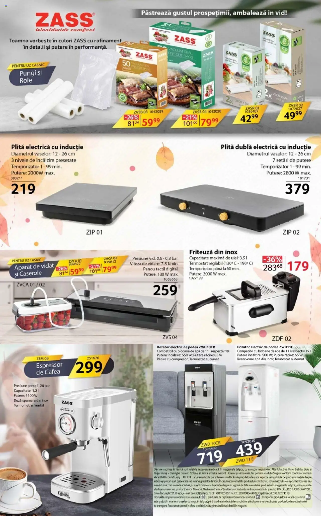 Catalog Selgros 3 - 15 Octombrie 2025 | Pagina 20 | Produse: Espressor, Plită, Caserole, Role
