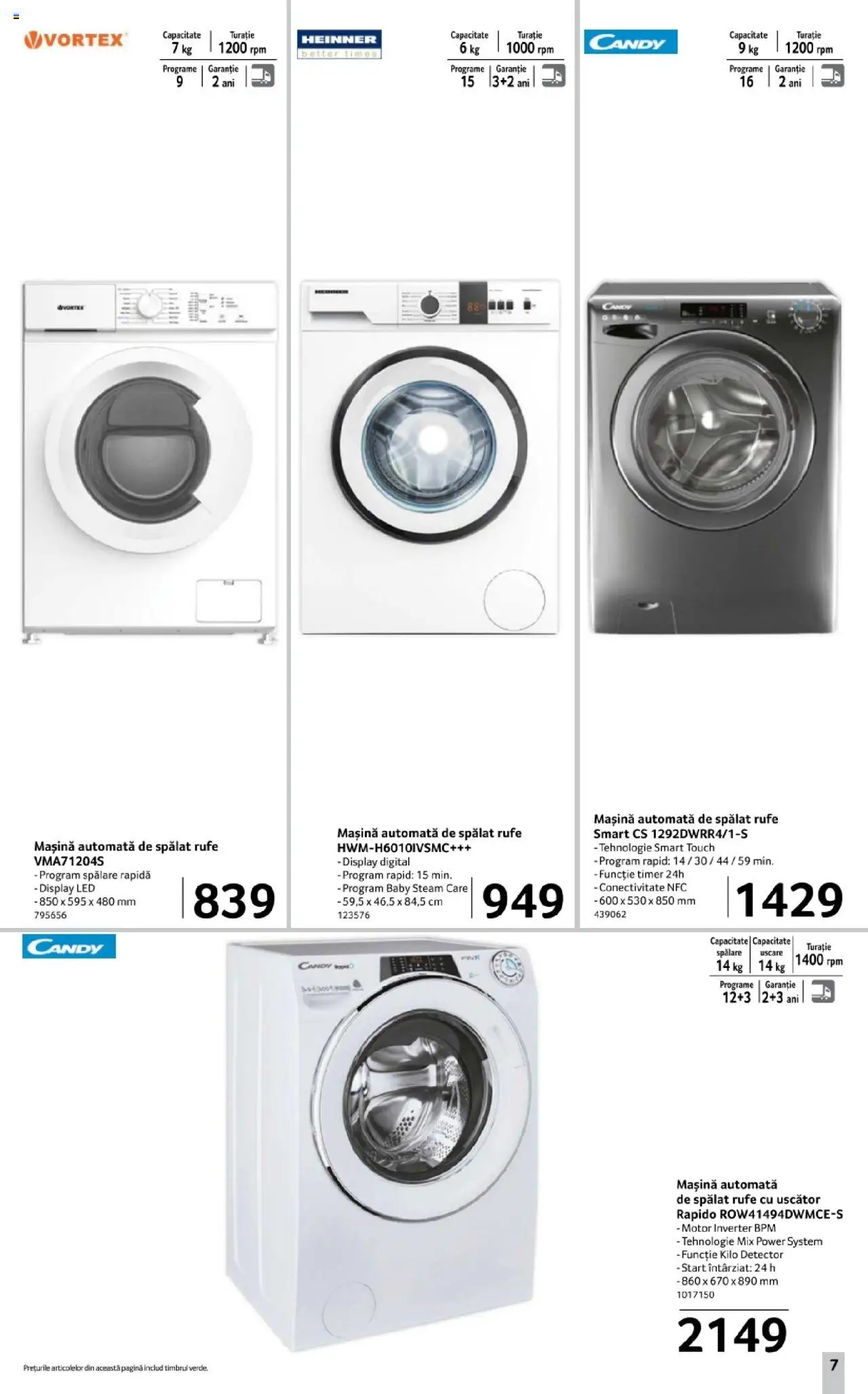 Catalog Selgros 3 - 15 Octombrie 2025 | Pagina 7 | Produse: Uscător, Babak