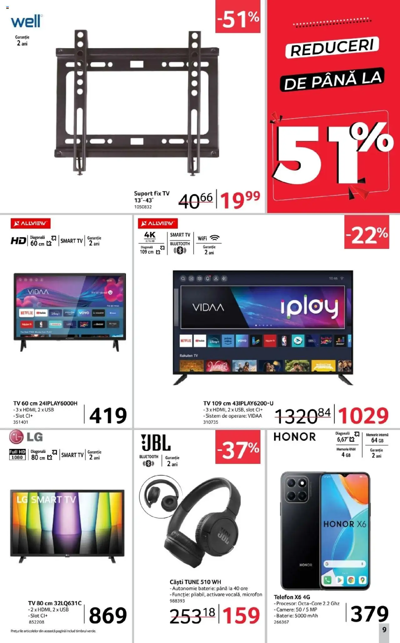 Catalog Selgros 3 - 15 Octombrie 2025 | Pagina 9 | Produse: Telefon, Memorie, Căști, Baterie