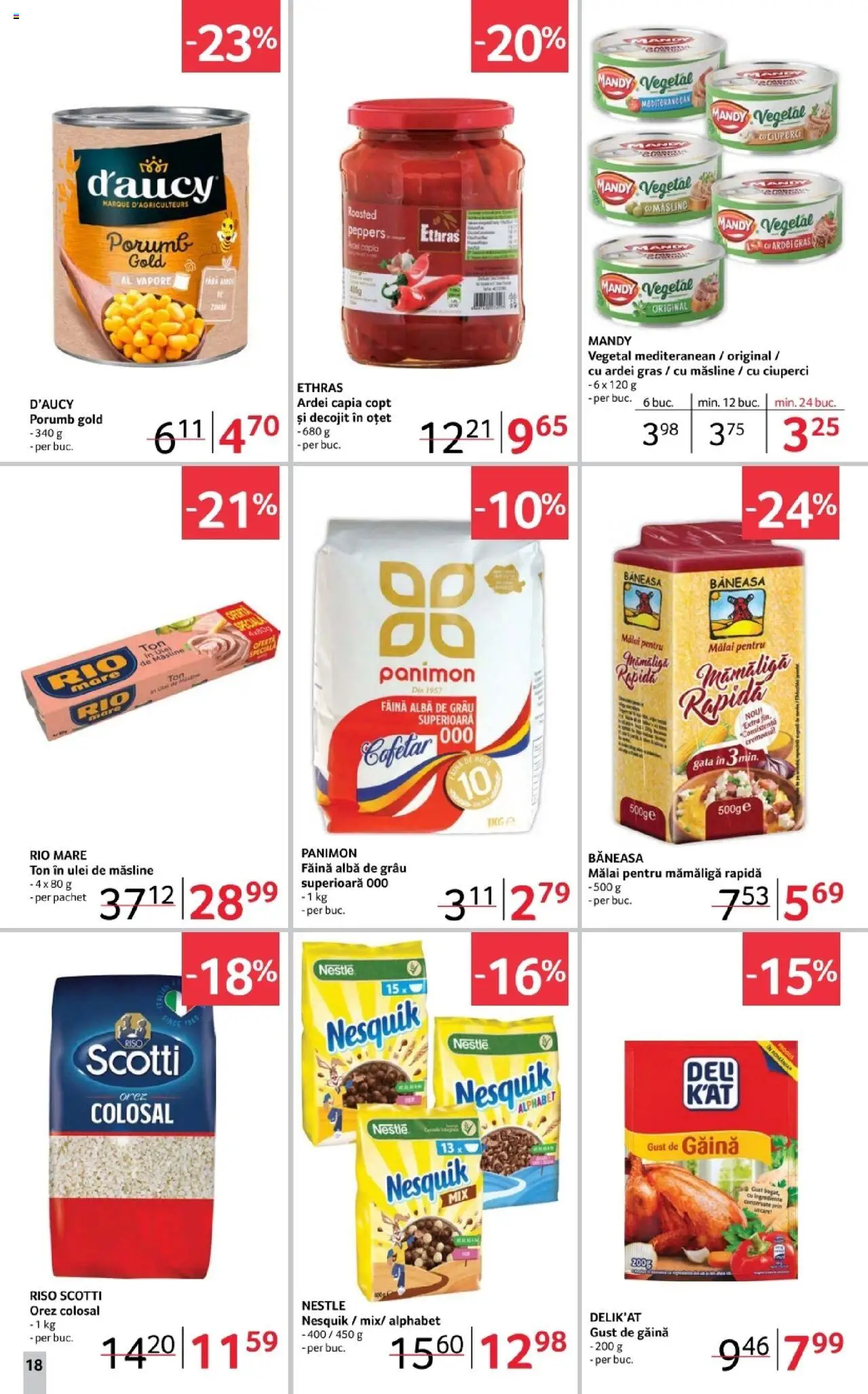 Catalog Selgros 3 - 15 Octombrie 2025 | Pagina 18 | Produse: Măsline, Ciuperci, Făină, Mălai