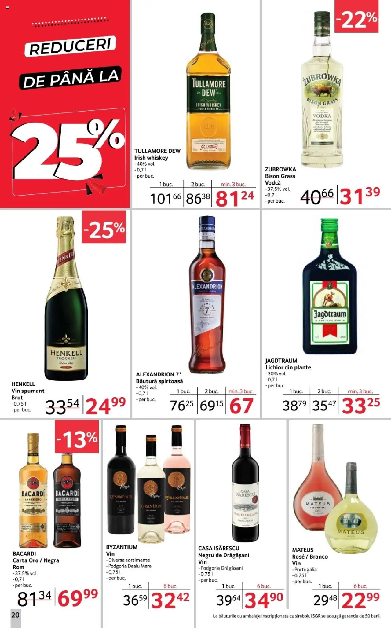 Catalog Selgros 3 - 15 Octombrie 2025 | Pagina 20 | Produse: Lichior, Vin, Vodka, Whiskey