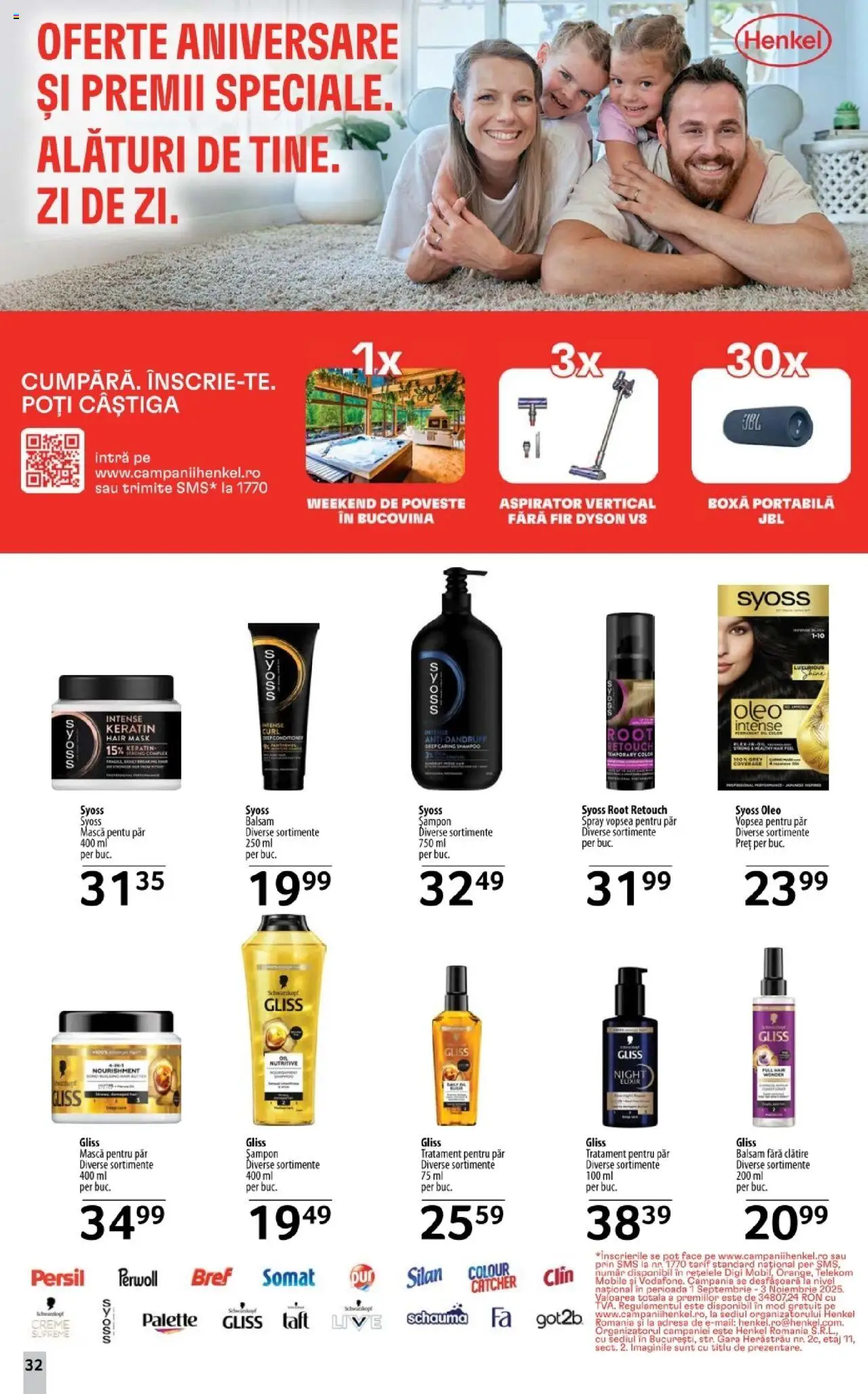 Catalog Selgros 3 - 15 Octombrie 2025 | Pagina 32 | Produse: Vopsea, Șampon, Balsam, Boxă portabilă