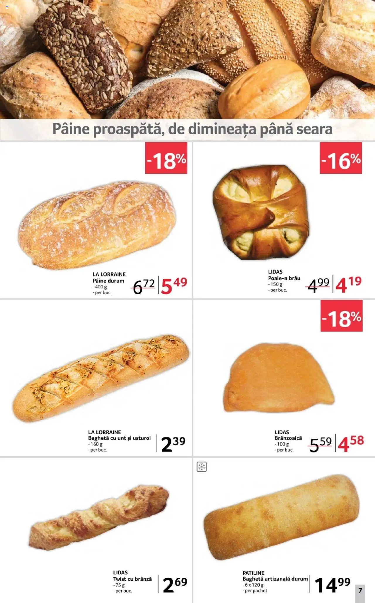 Catalog Selgros 3 - 15 Octombrie 2025 | Pagina 7 | Produse: Unt, Brânză, Pâine, Usturoi