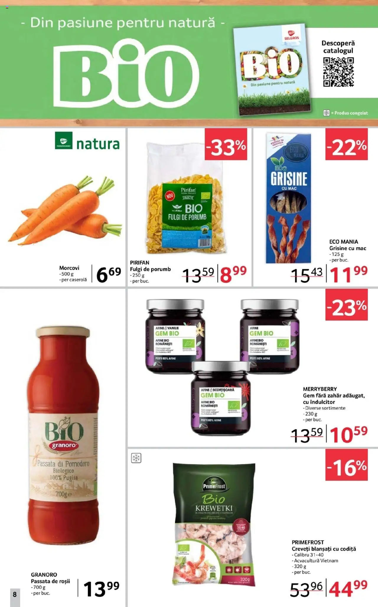 Catalog Selgros 3 - 15 Octombrie 2025 | Pagina 8 | Produse: Şerit ödül, Gem, Morcovi, Zahăr