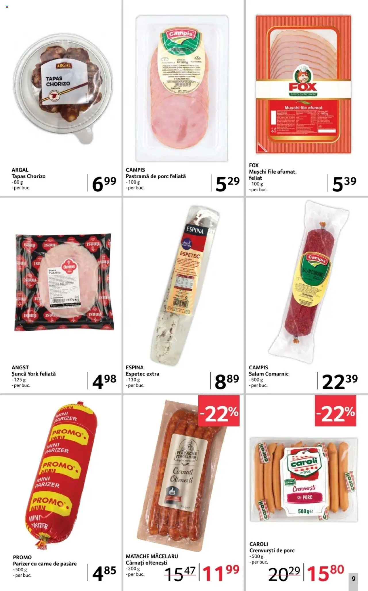 Catalog Selgros 3 - 15 Octombrie 2025 | Pagina 9 | Produse: Pară, Crenvurști, Salam, Cârnați