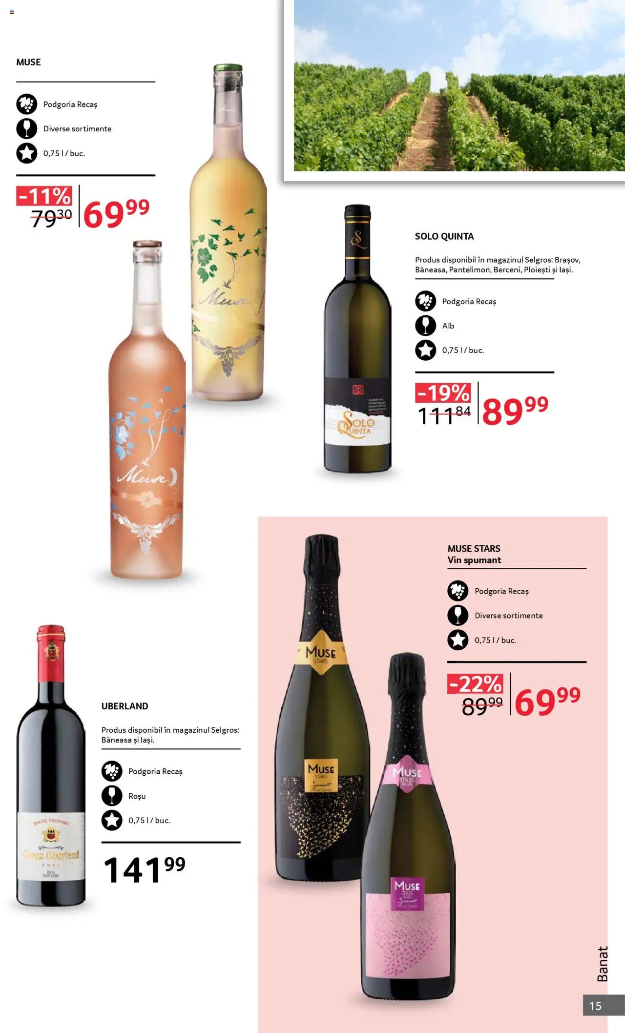 Catalog Selgros 1 - 30 Octombrie 2025 | Pagina 15 | Produse: Vin, Mere