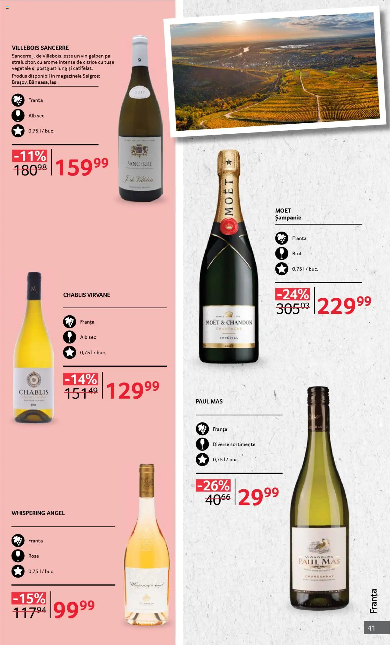 Catalog Selgros 1 - 30 Octombrie 2025 | Pagina 41 | Produse: Vin