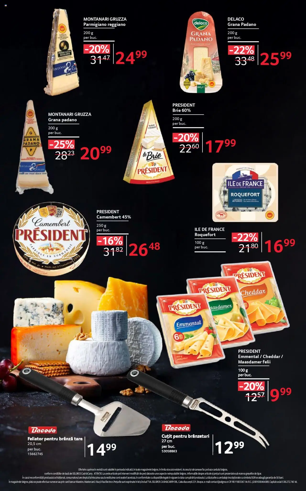 Catalog Selgros 1 - 30 Octombrie 2025 | Pagina 52 | Produse: Light Kedi Konservesi, Feliator, Cuțit, Brânză