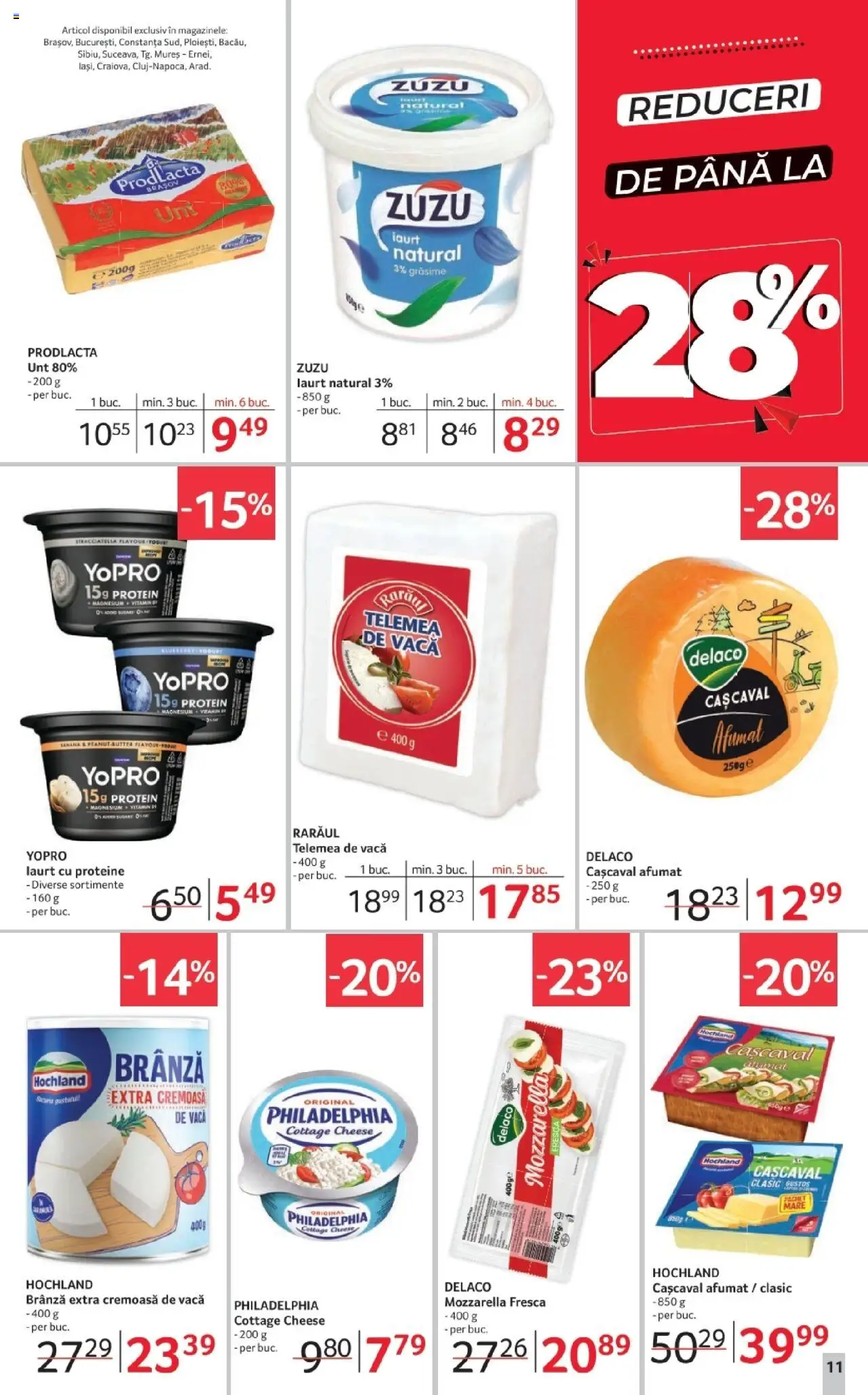 Catalog Selgros 3 - 15 Octombrie 2025 | Pagina 11 | Produse: Light Kedi Konservesi, Masaüstü kılıfı, Unt, Brânză