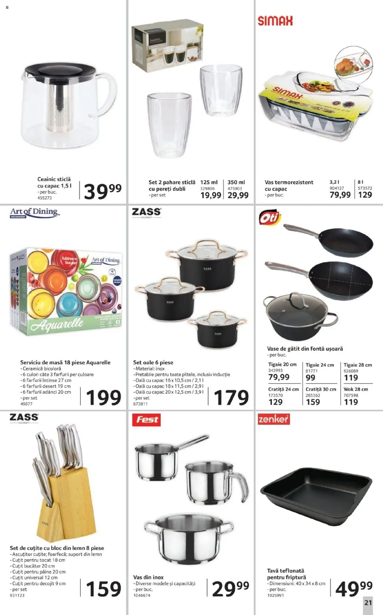 Catalog Selgros 3 - 15 Octombrie 2025 | Pagina 21 | Produse: Tigaie, Cratiță, Masă, Pâine