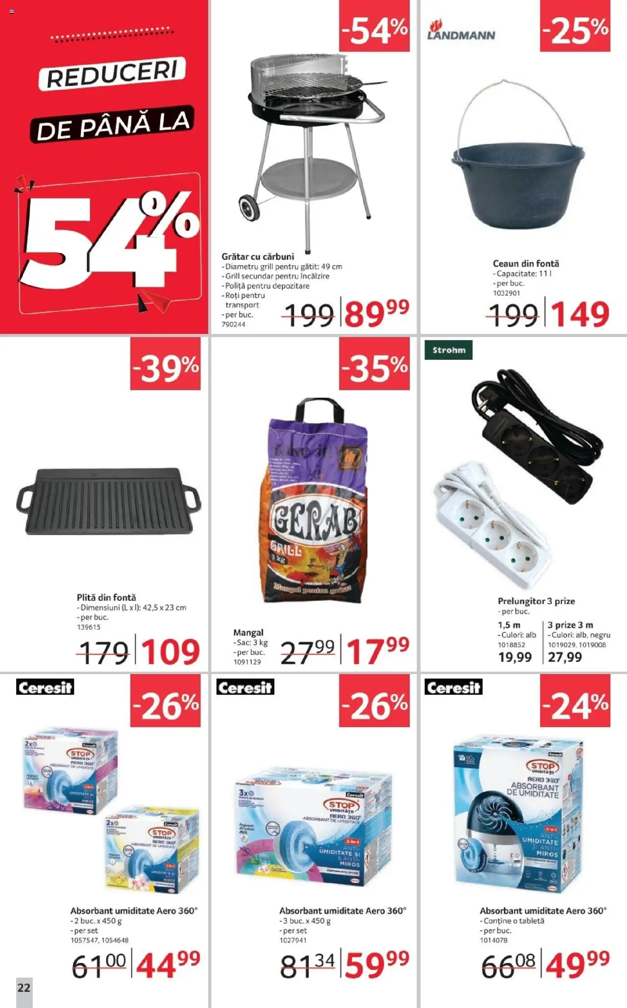 Catalog Selgros 3 - 15 Octombrie 2025 | Pagina 22 | Produse: Tabletă, Prelungitor, Grill, Grătar