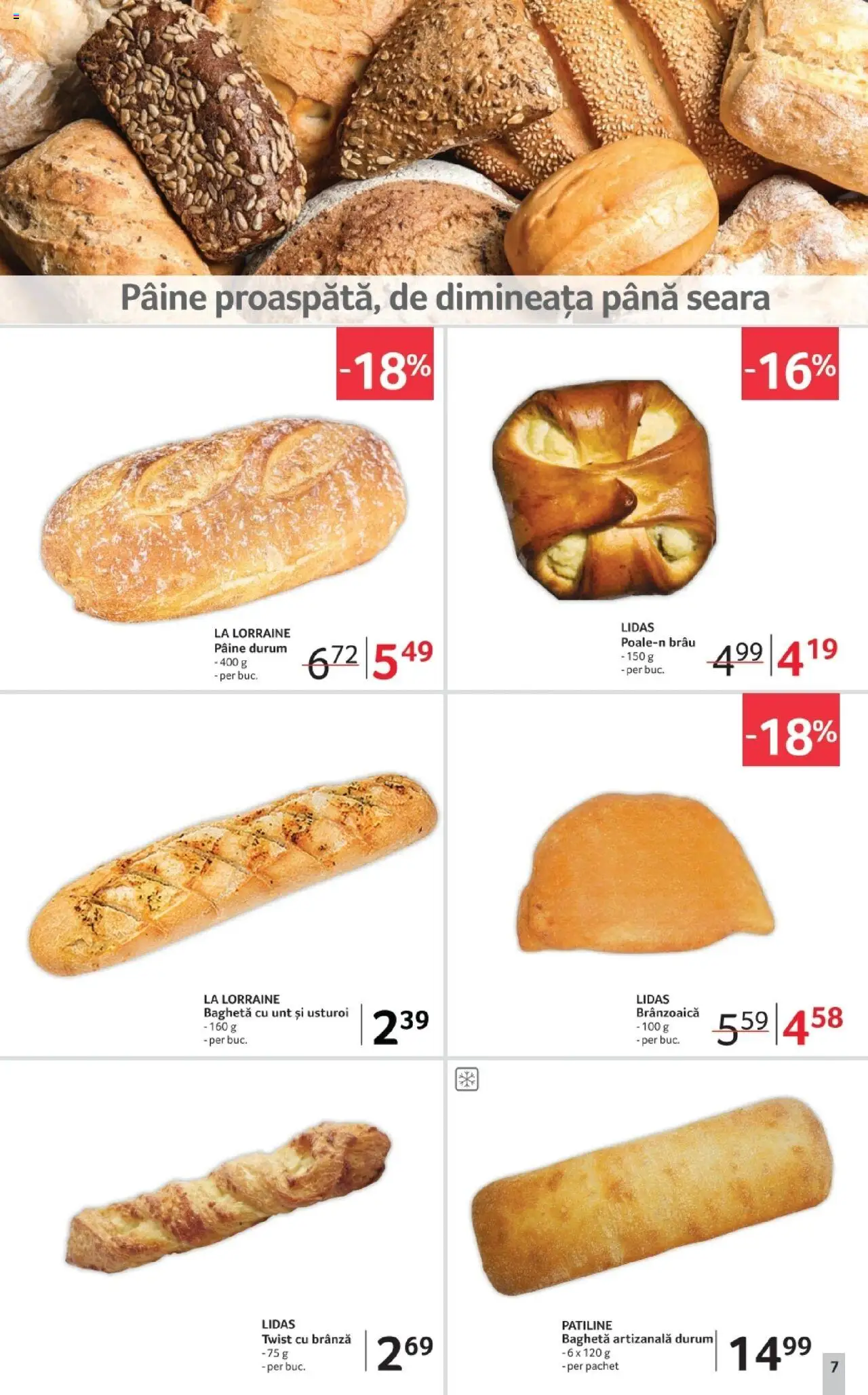 Catalog Selgros 3 - 15 Octombrie 2025 | Pagina 7 | Produse: Unt, Brânză, Pâine, Usturoi