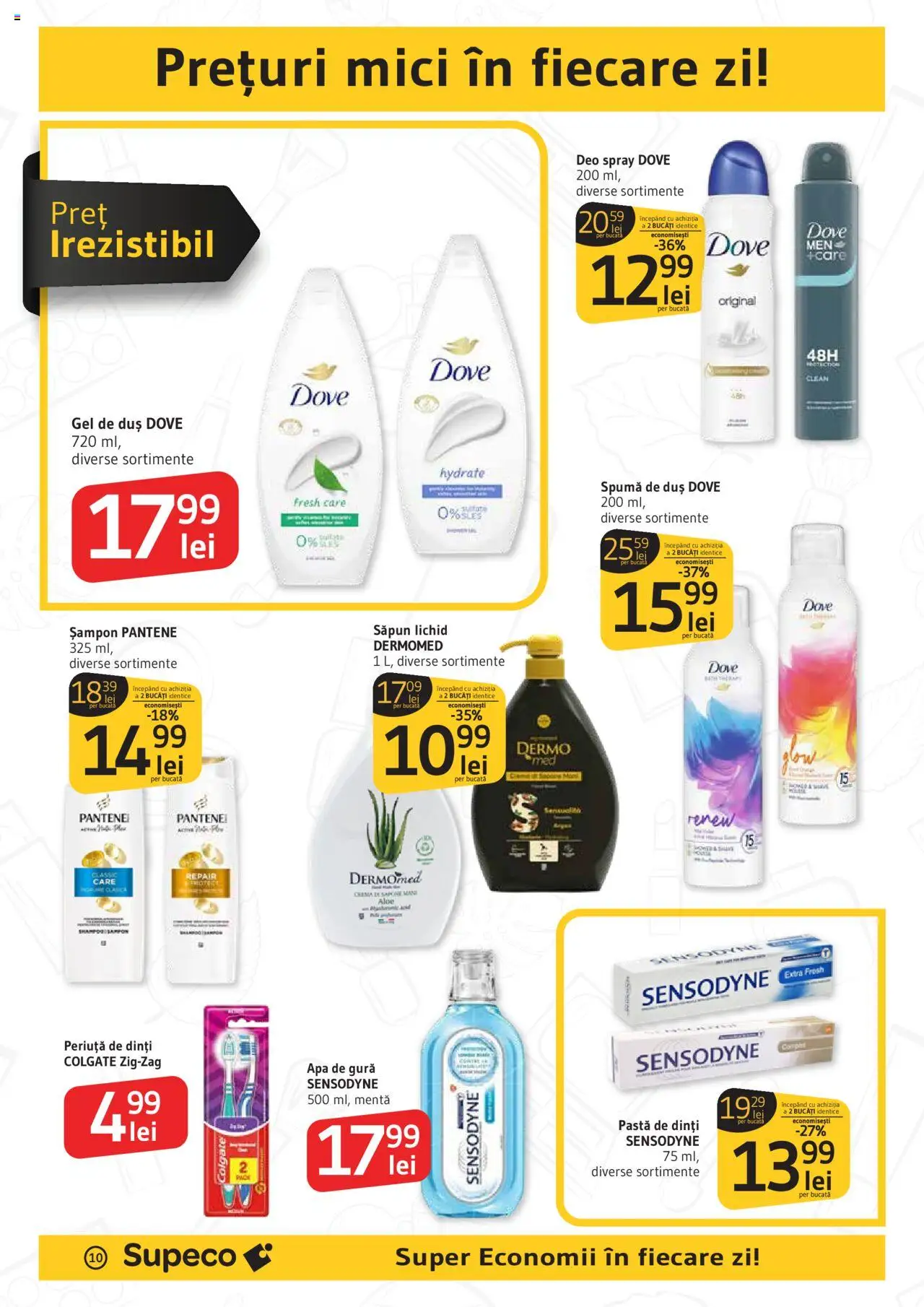 Catalog Supeco 2 - 14 Octombrie 2025 | Pagina 10 | Produse: Săpun, Periuță de dinți, Săpun lichid, Apă
