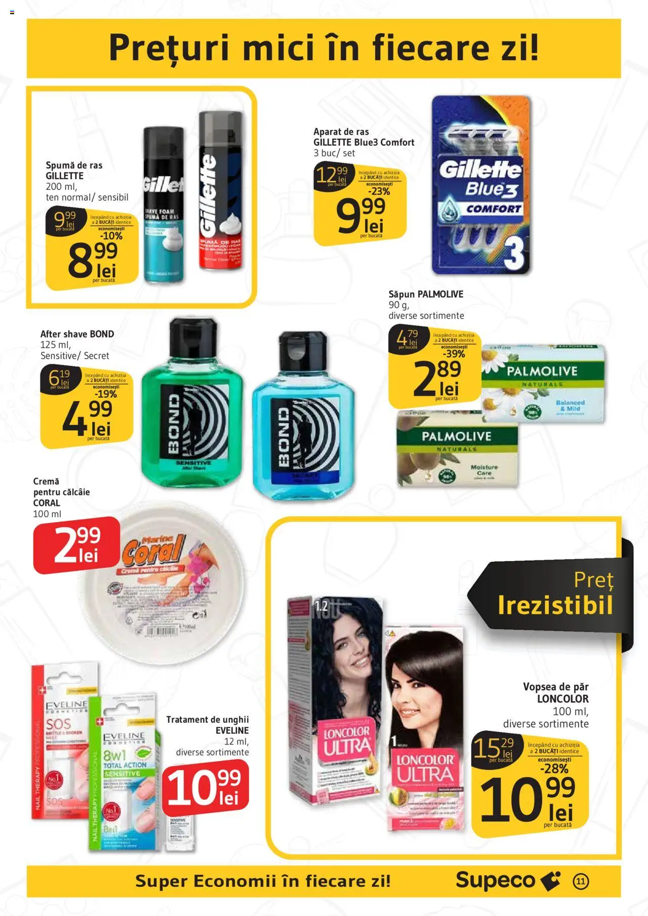 Catalog Supeco 2 - 14 Octombrie 2025 | Pagina 11 | Produse: Aparat De Ras, Spumă de ras, Săpun, Vopsea de păr