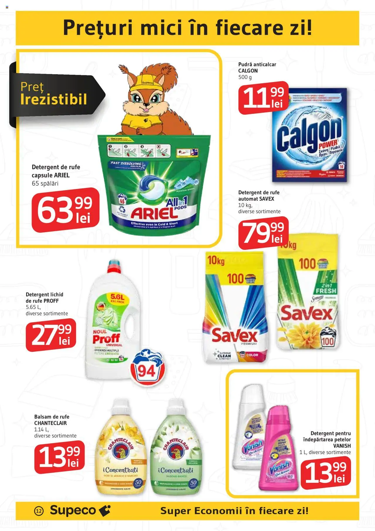 Catalog Supeco 2 - 14 Octombrie 2025 | Pagina 12 | Produse: Mici, Balsam, Balsam de rufe, Çelik Mama ve Su Kabı