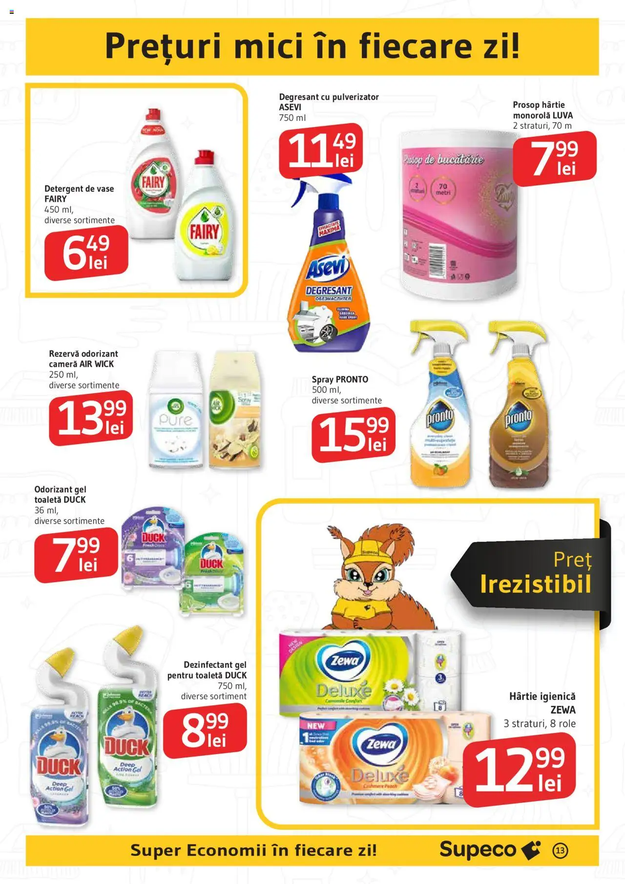 Catalog Supeco 2 - 14 Octombrie 2025 | Pagina 13 | Produse: Cameră, Toaletă, Mici, Detergent