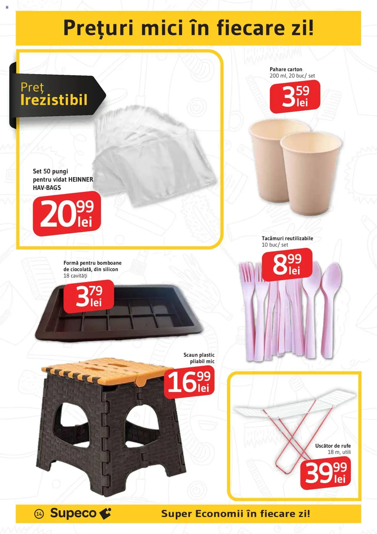 Catalog Supeco 2 - 14 Octombrie 2025 | Pagina 14 | Produse: Uscător, Pahare, Mici, Bomboane