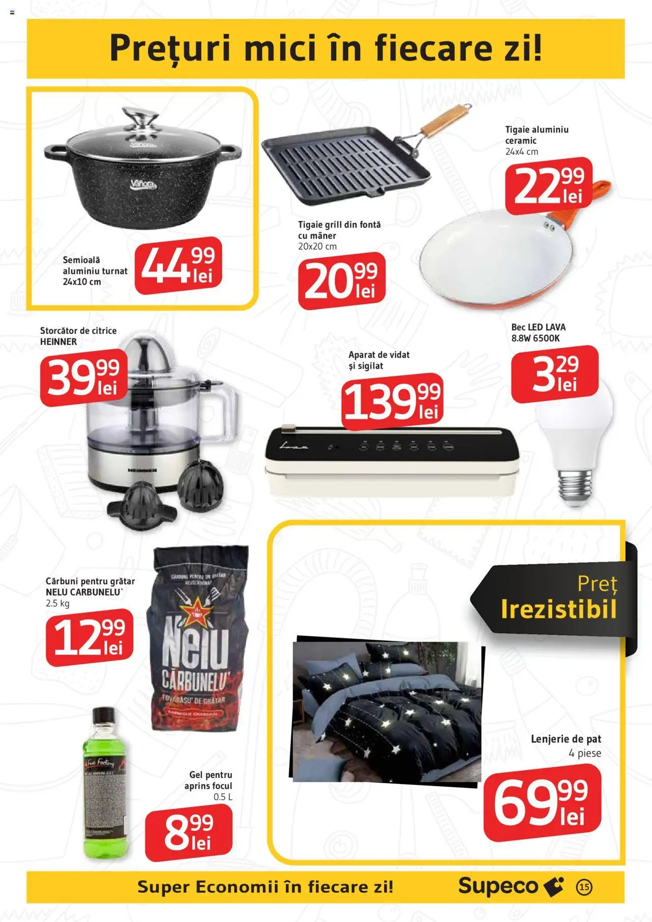 Catalog Supeco 2 - 14 Octombrie 2025 | Pagina 15 | Produse: Tigaie, Pat, Lenjerie de pat, Grătar