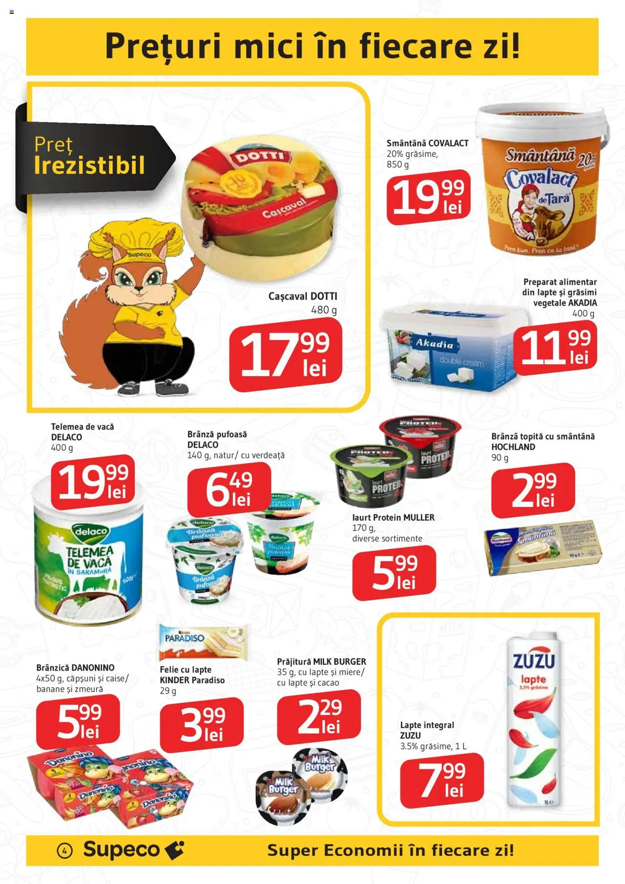 Catalog Supeco 2 - 14 Octombrie 2025 | Pagina 4 | Produse: Prăjitură, Brânză, Banane, Burger