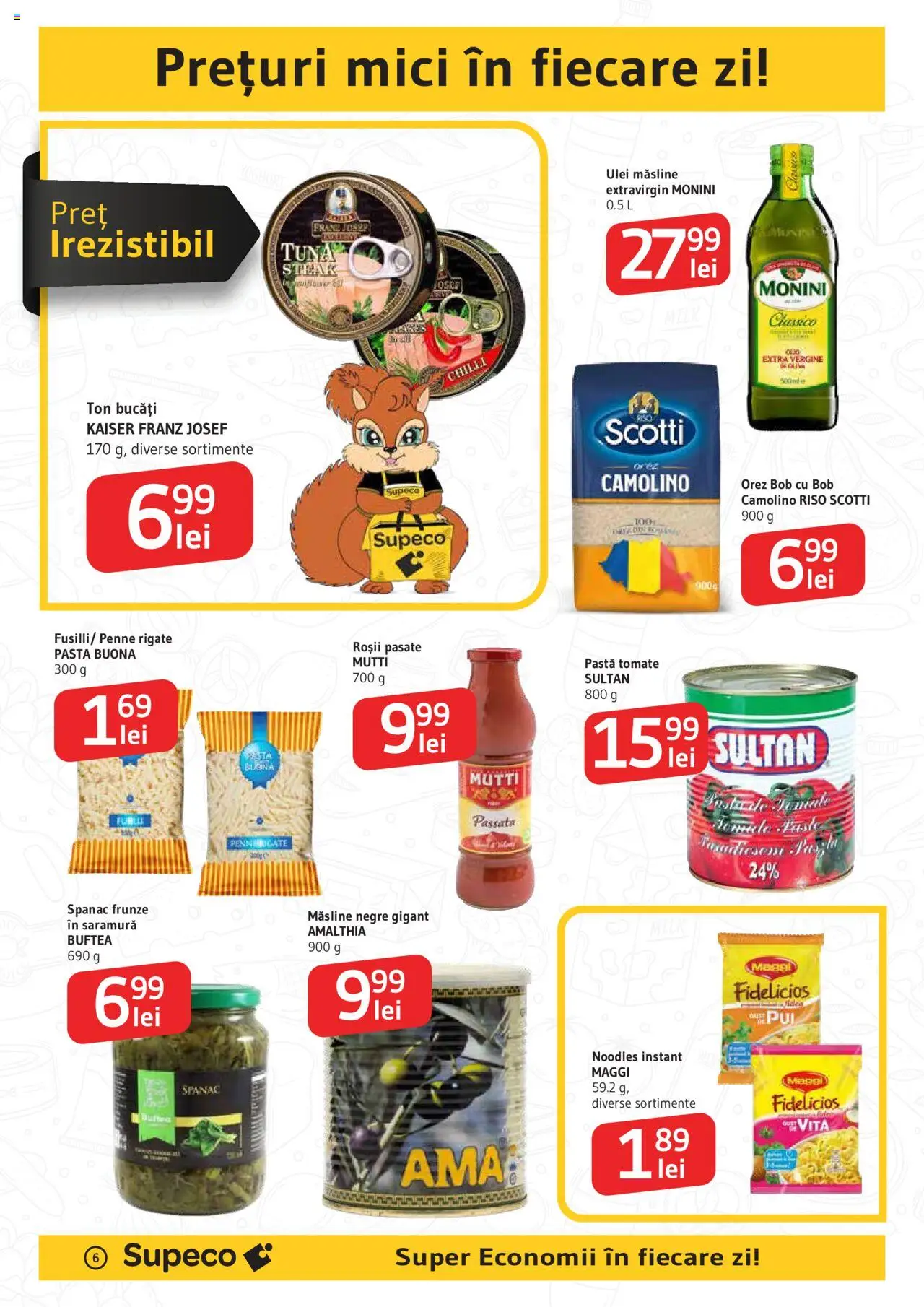 Catalog Supeco 2 - 14 Octombrie 2025 | Pagina 6 | Produse: Hacıyatmaz Kedi Oyuncağı, Mici, Ulei, Noodles