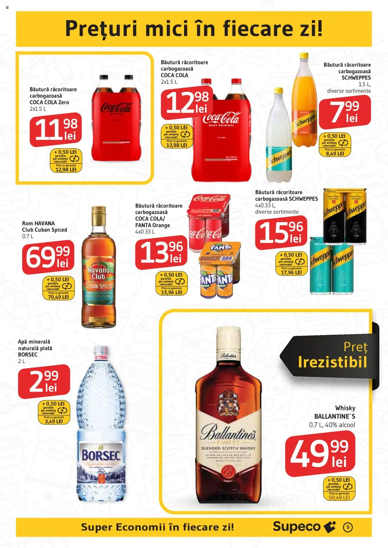 Catalog Supeco 2 - 14 Octombrie 2025 | Pagina 9 | Produse: Yazı tahtası kalemi, Mici, Rom, Apă