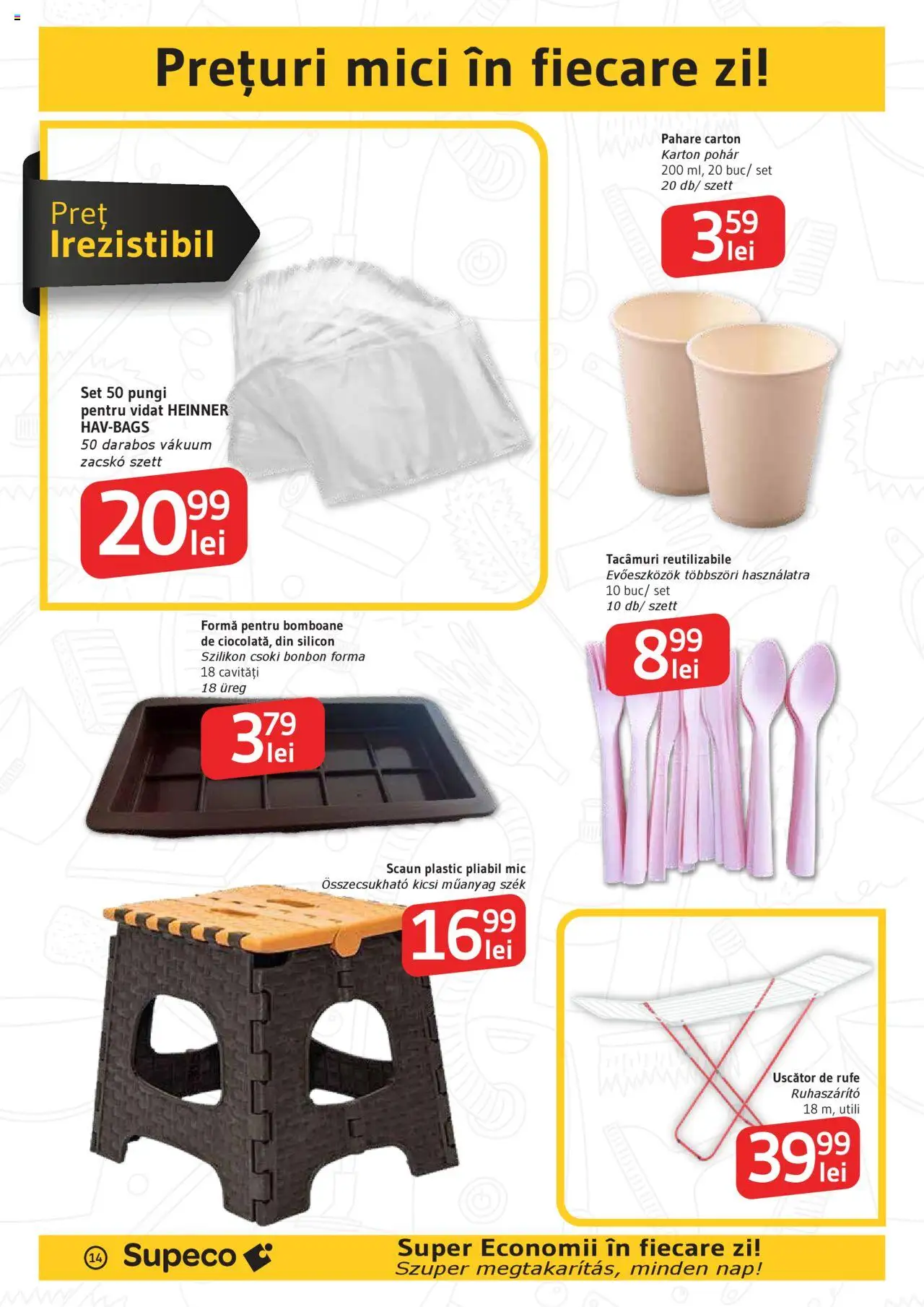 Catalog Supeco 2 - 14 Octombrie 2025 | Pagina 14 | Produse: Pahare, Scaun, Mici, Bomboane