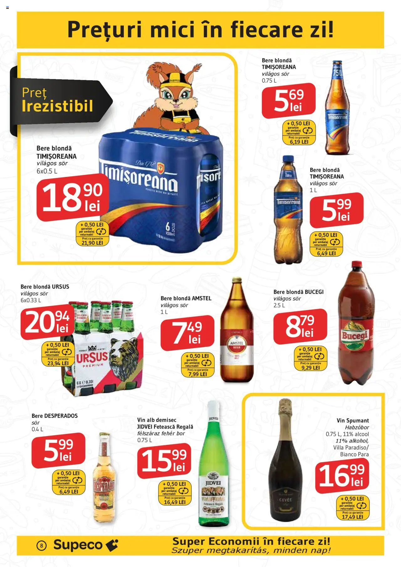 Catalog Supeco 2 - 14 Octombrie 2025 | Pagina 8 | Produse: Pară, Mici, Eğitim çantaları, Bere