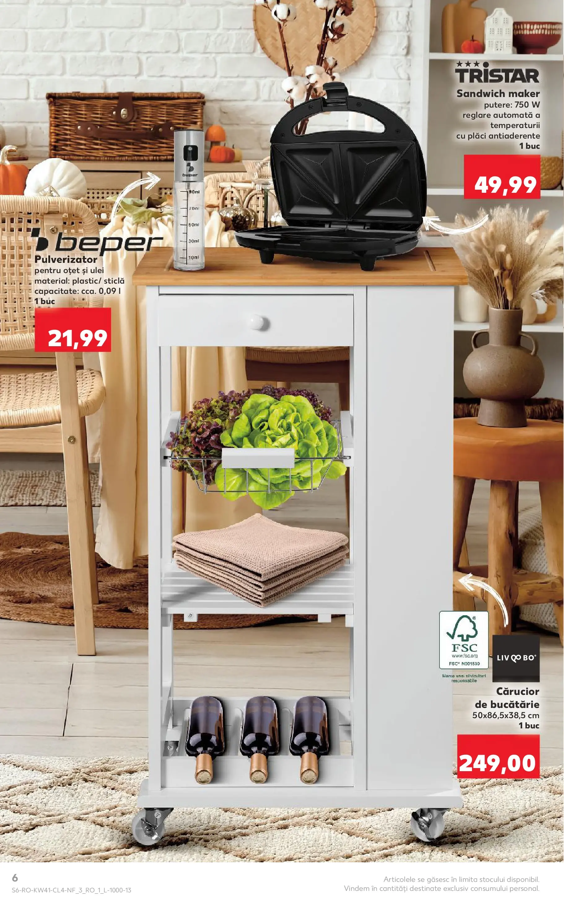 Catalog Kaufland 7 - 13 Octombrie 2025 | Pagina 6 | Produse: Bucătărie, Ulei, Oțet